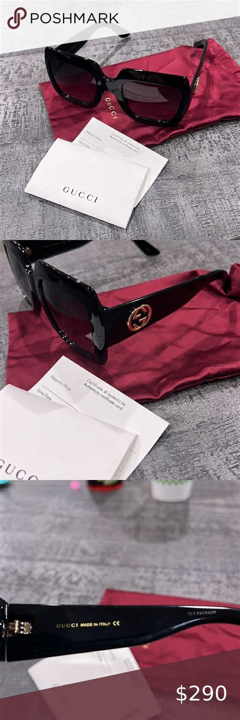 knock off gucci flip up sunglasses|gucci glasses authenticity check.